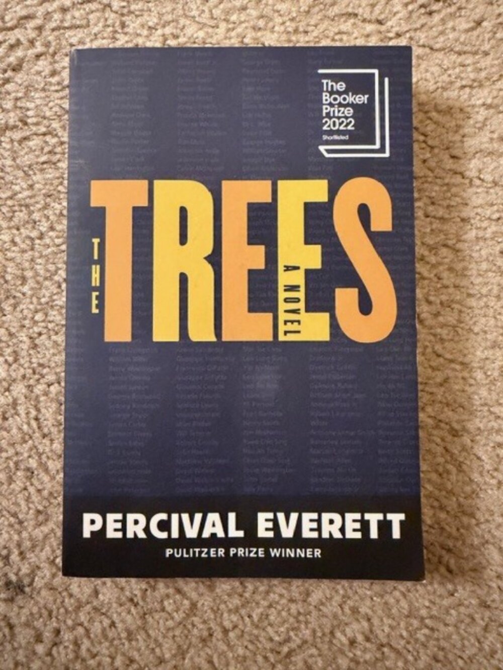 The Trees by Percival Everett Graywolf Press Booker Prize